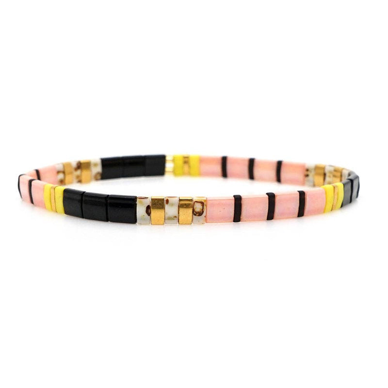 Boho Glass & Hematite Beaded