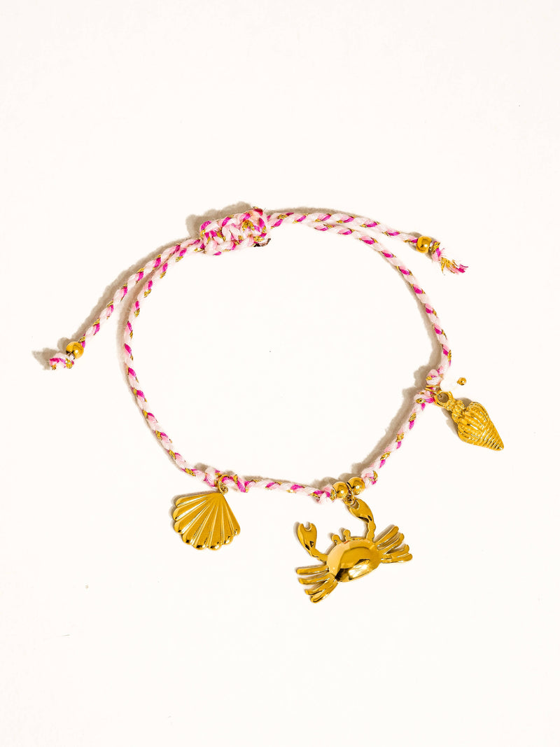Menton | Non-Tarnish Summer Rope Charm Bracelet