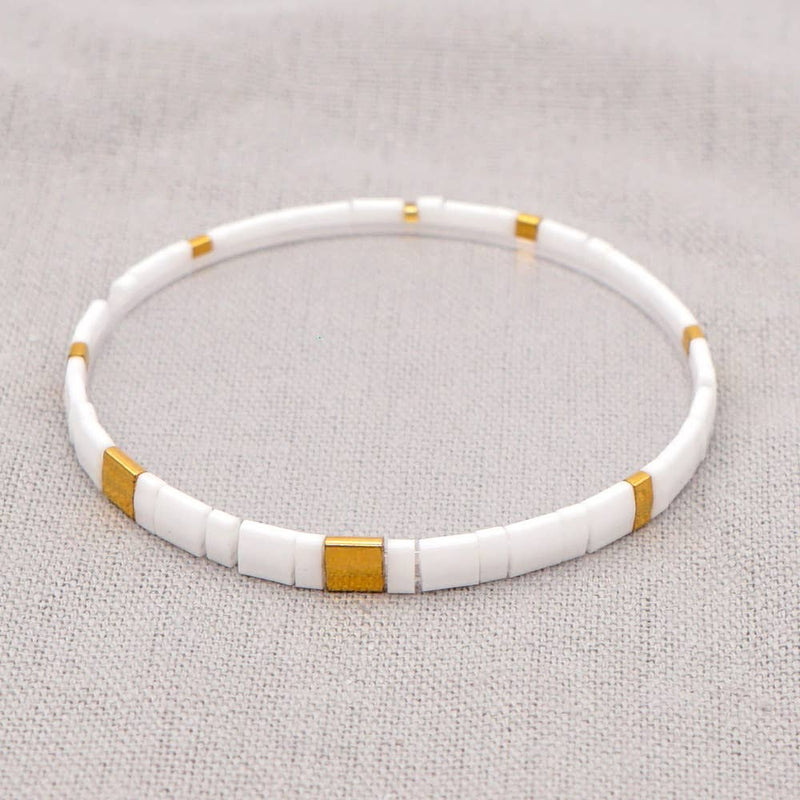 Boho Glass & Hematite Beaded