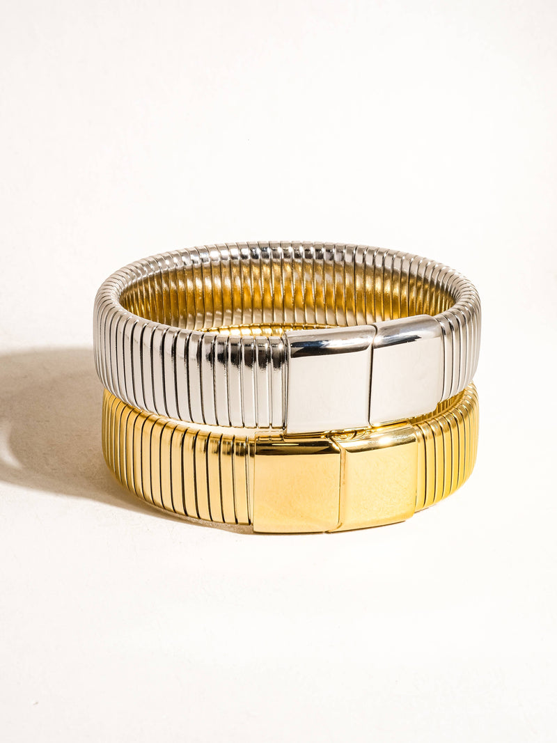 Christel | Stripe Bold Bangle