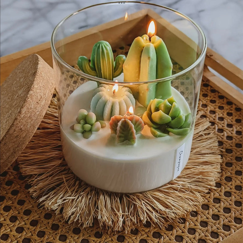 Terrarium Candle Large | Soy blend