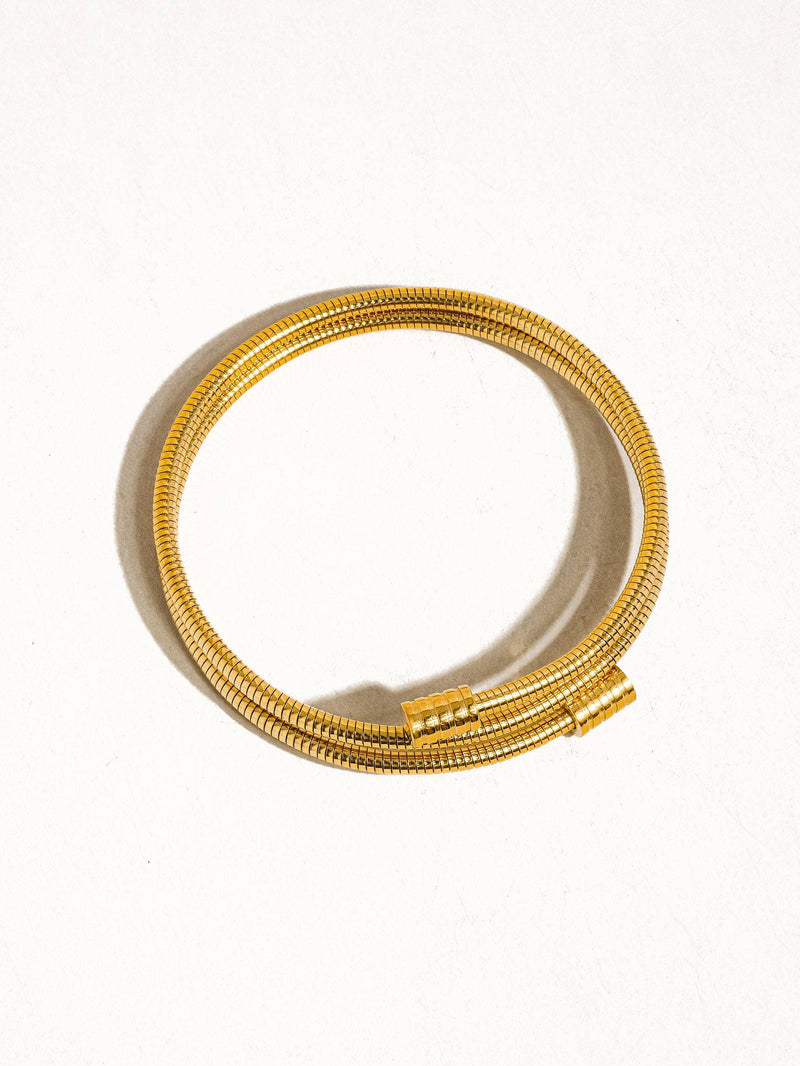 Arnell | Snake Gold Chain Bracelet