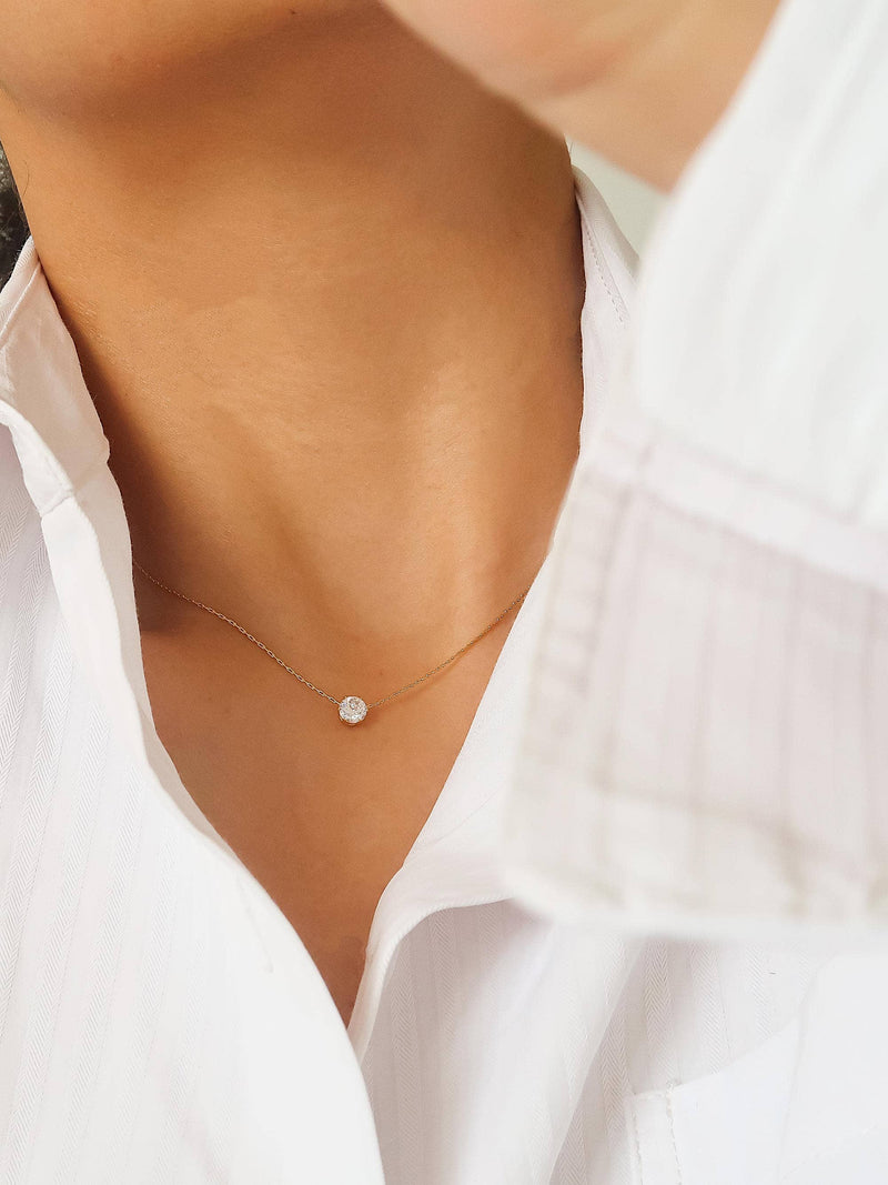 Ciara |  Petite Round . Gold Non- Tarnish