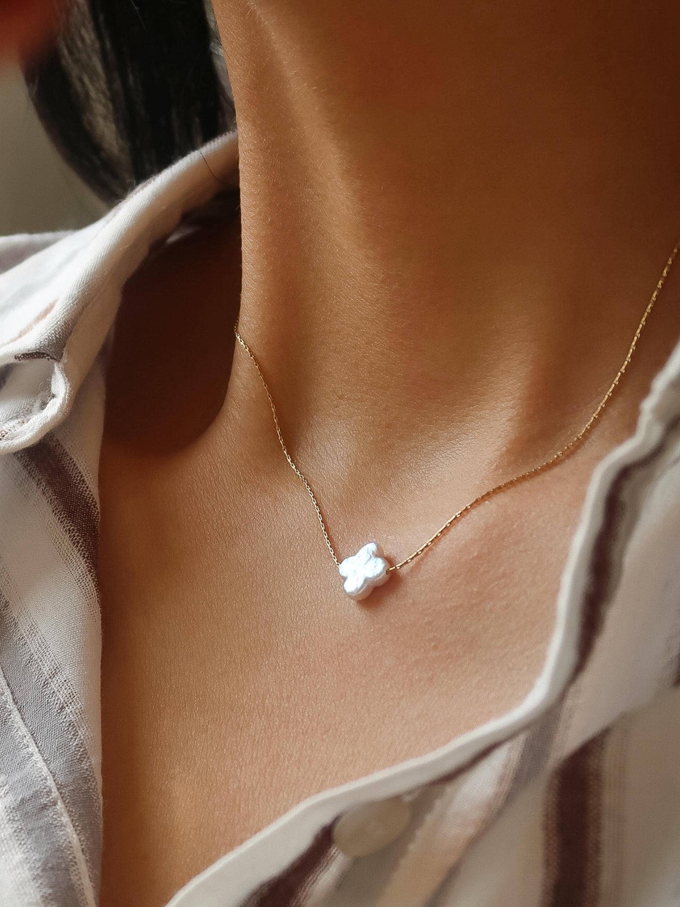 Necklace |  Delicata Collection. Non Tarnish