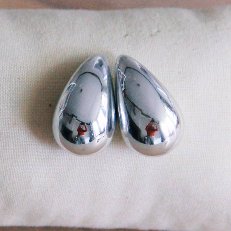 Drop earring – gloss/silver