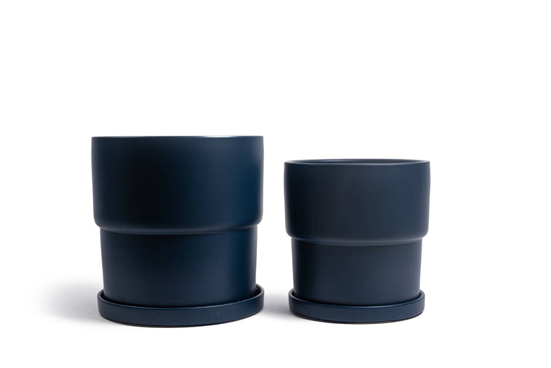 Timeless Pot | 12.5” Calyx Pots w/Water Saucers