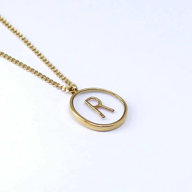 Initial Letter R |  Gold Non- Tarnish