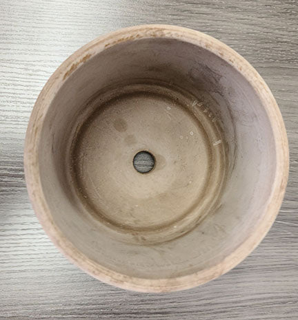 Terracota Planter | Greige Cylinder