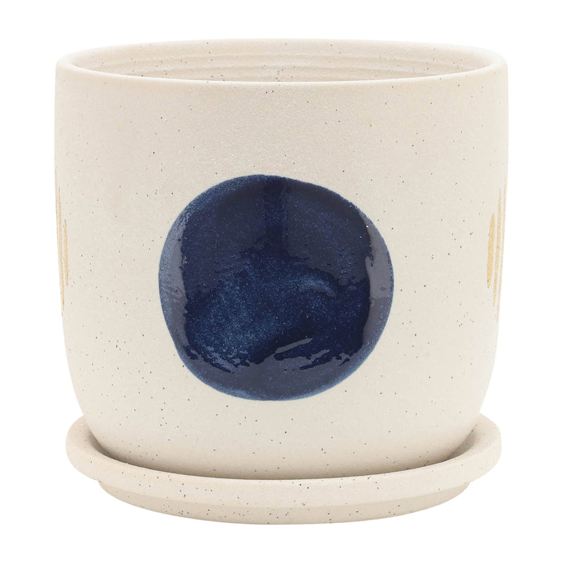 Ceramic Funky Saucer Planter | 5in - 6in