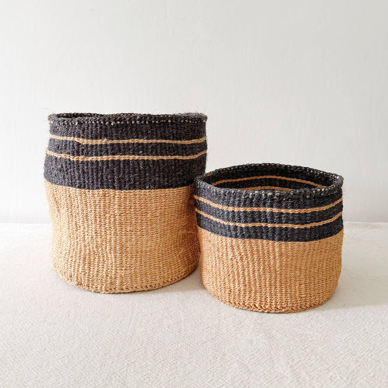 Twilight | Handmade Storage Plant Basket . 10in x 8in