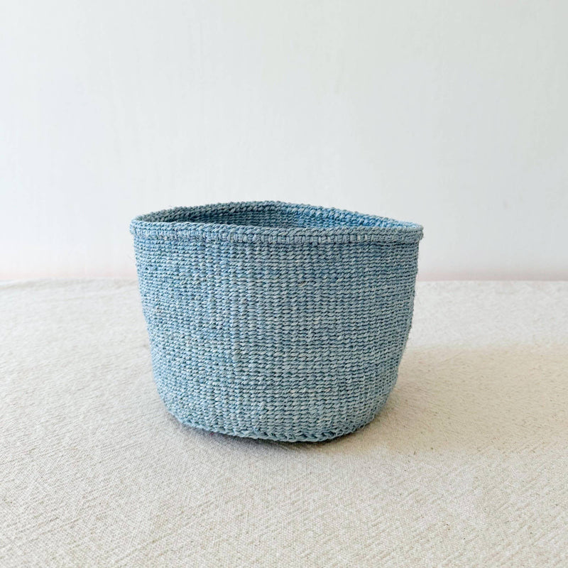 Sky Blue| Storage Plant Basket  6”Hx7”W