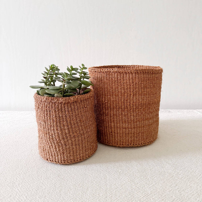 Terracota | Handmade Storage Plant Basket - 8in
