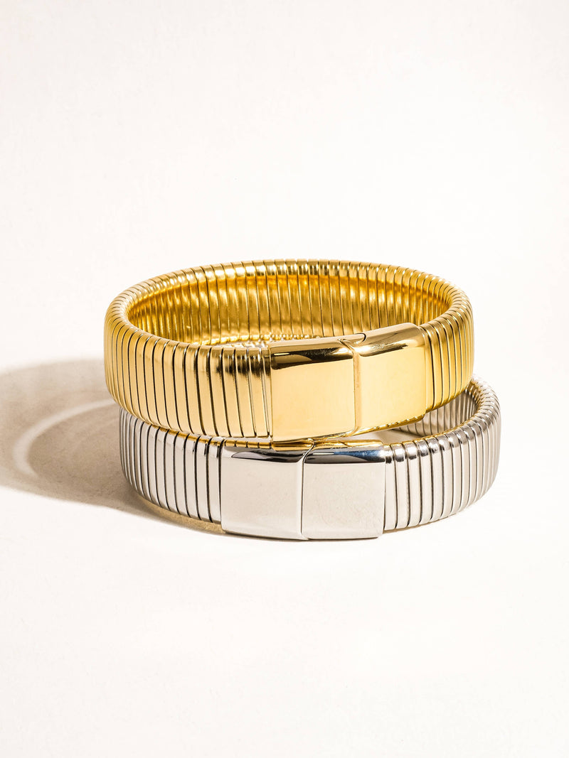 Christel | Stripe Bold Bangle