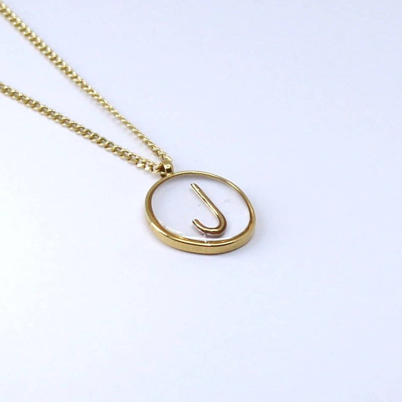 Initial Letter J |  Gold Non- Tarnish
