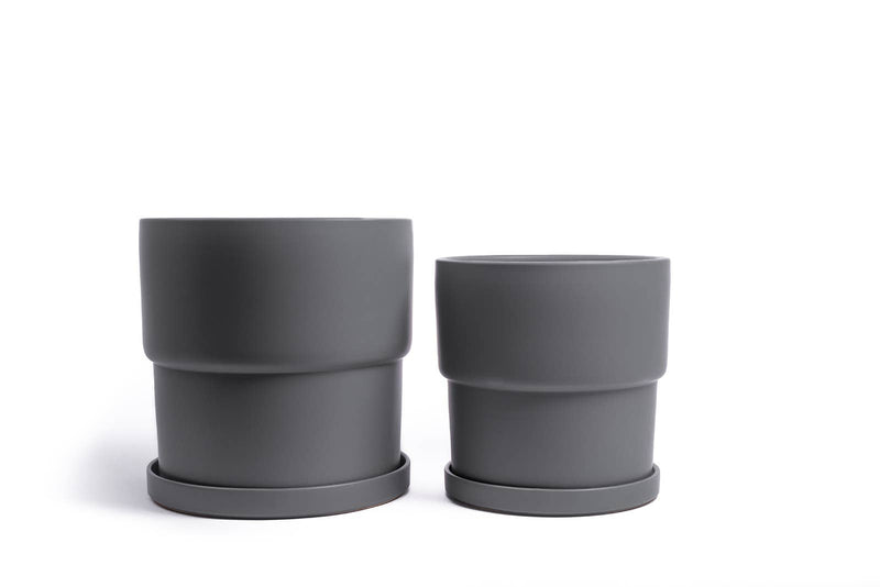 Timeless Pot | 12.5” Calyx Pots w/Water Saucers