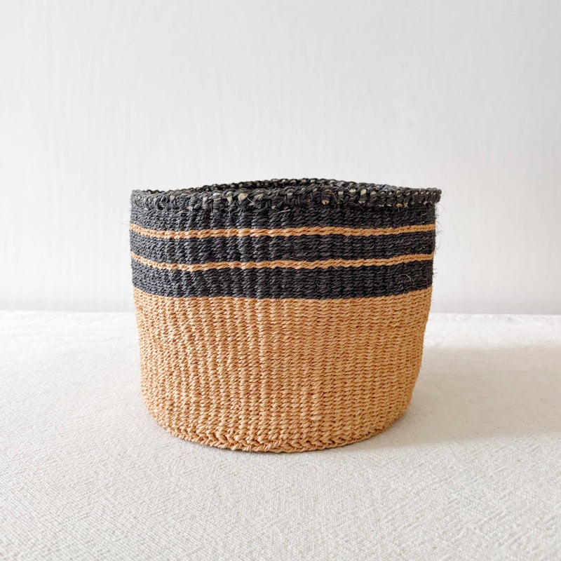 Twilight | Handmade Storage Plant Basket . 10in x 8in