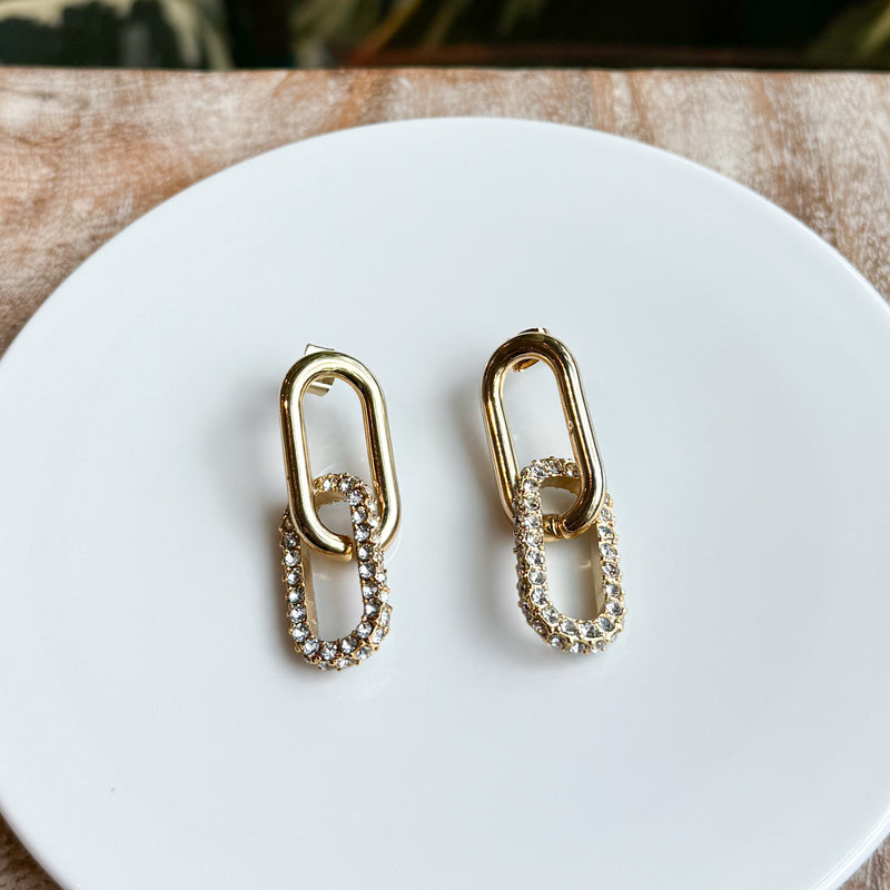 Double hoops earrings