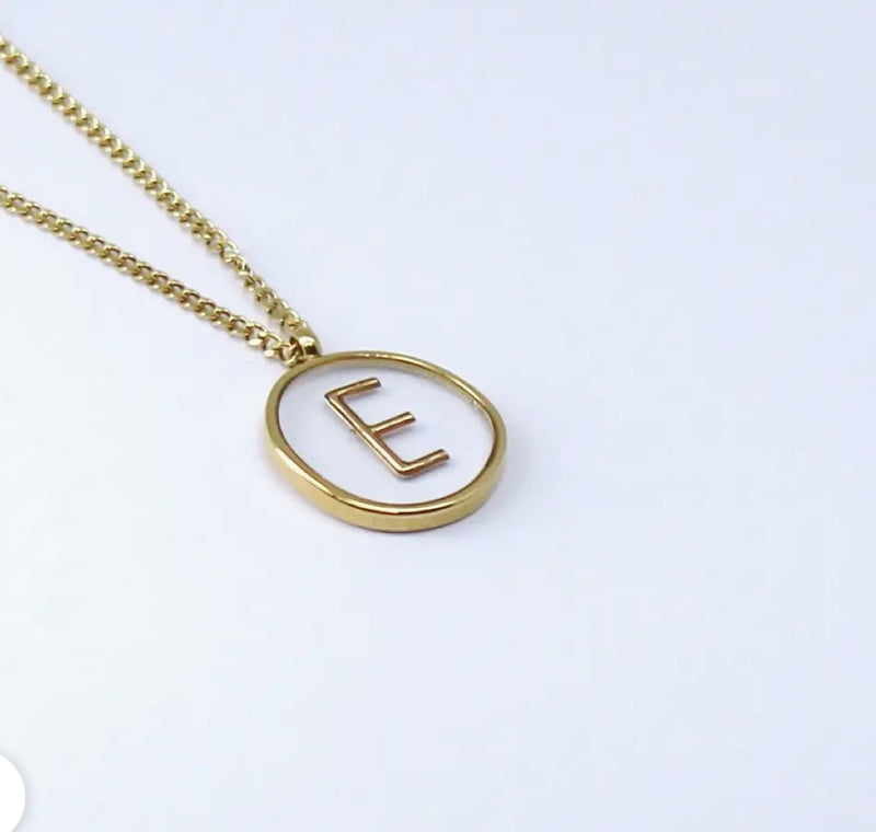 Initial Letter E |  Gold Non- Tarnish