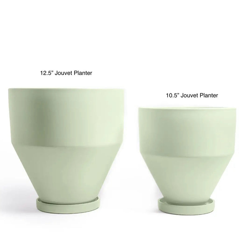 10.5” Jouet Planters w/Water Saucers