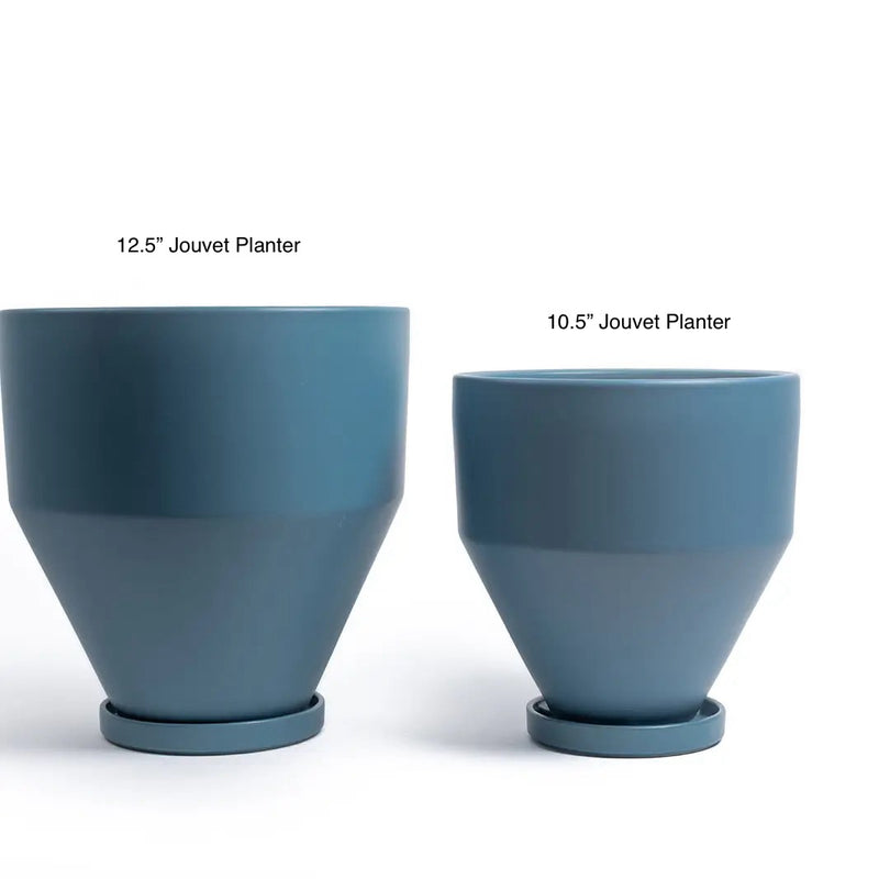 10.5” Jouet Planters w/Water Saucers