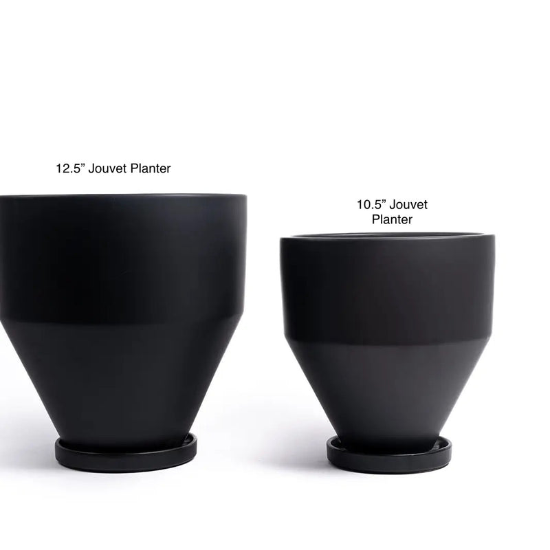 10.5” Jouet Planters w/Water Saucers