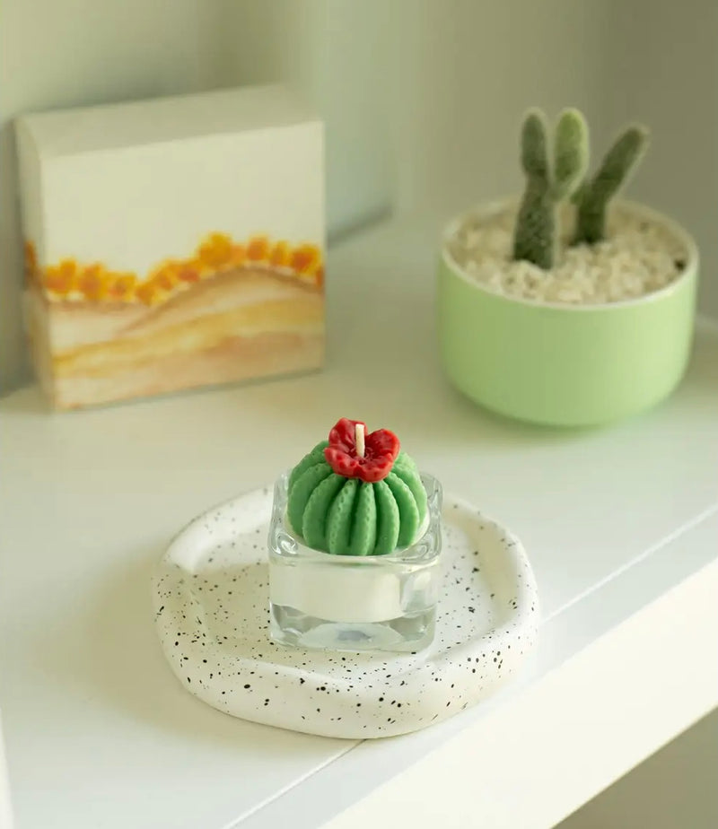 Cactus & Succulent Tealight Candles