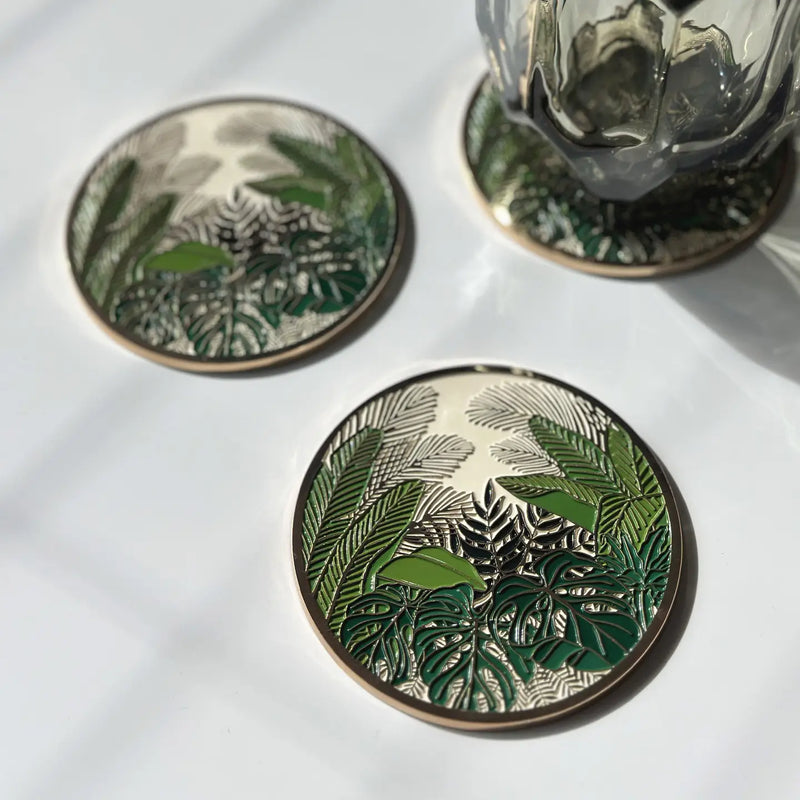 Tropical Conservatory Luxe Coasters