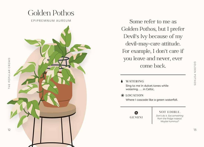 Houseplants And Their F’d Up Thoughts | Plant Book