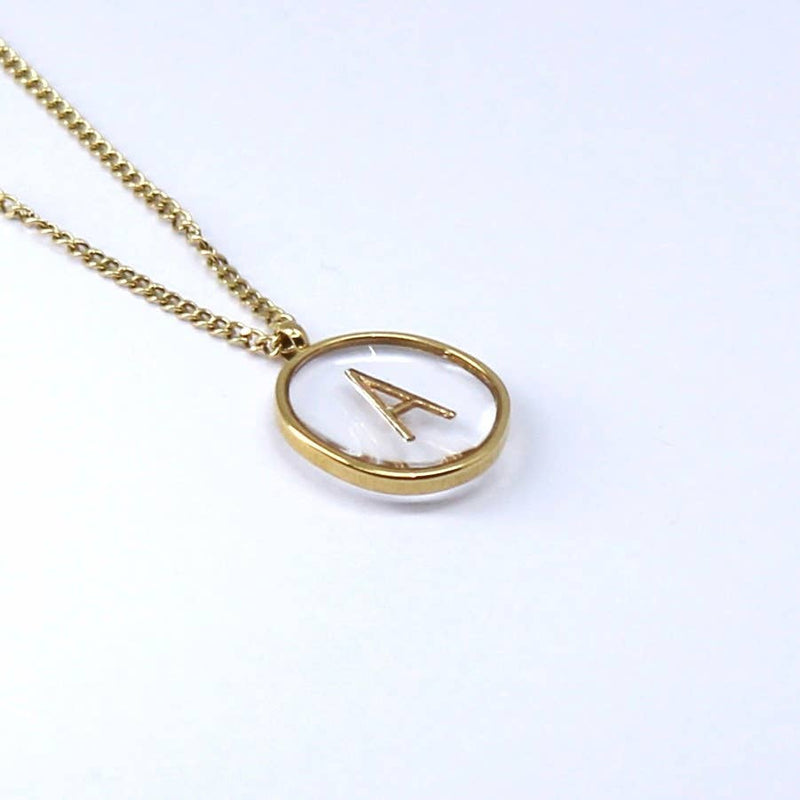 Initial Letter A |  Gold Non- Tarnish