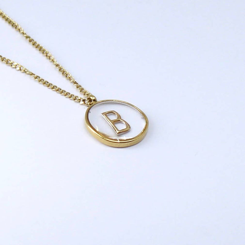 Initial Letter B |  Gold Non- Tarnish