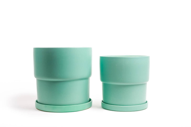 Timeless Pot | 12.5” Calyx Pots w/Water Saucers