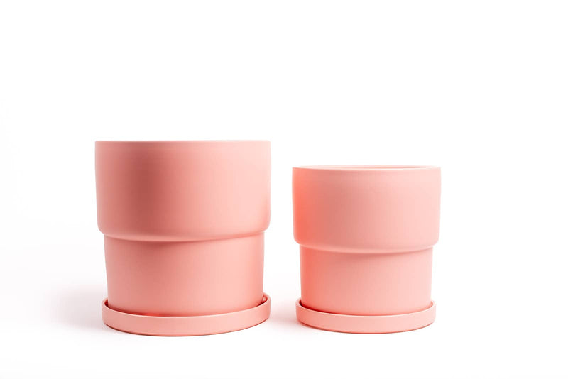 Timeless Pot | 12.5” Calyx Pots w/Water Saucers