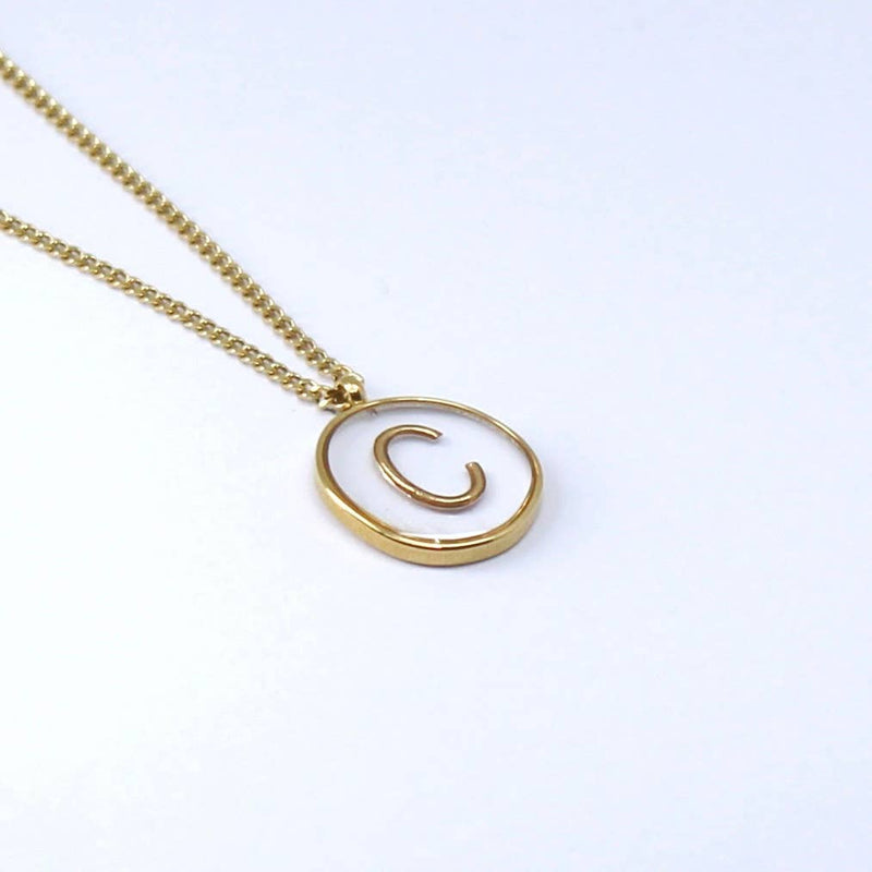 Initial Letter C | Gold Non- Tarnish