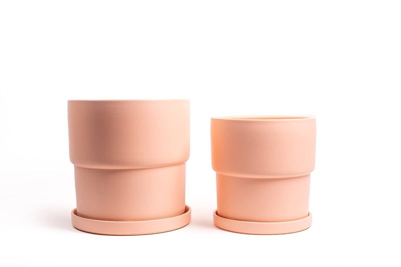 Timeless Pot | 12.5” Calyx Pots w/Water Saucers