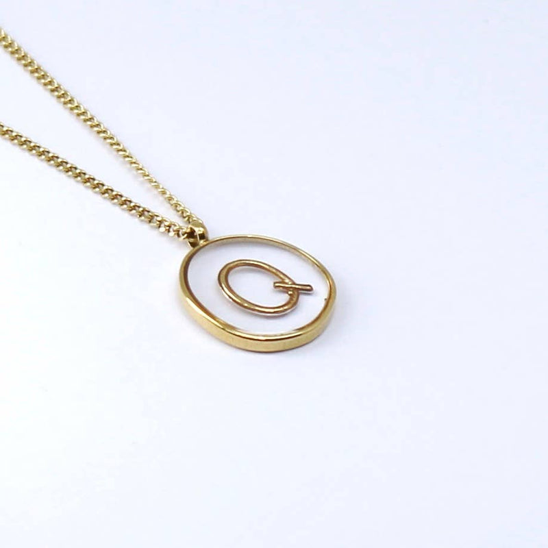 Initial Letter Q |  Gold Non- Tarnish