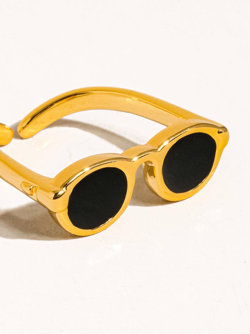 Dean | Gold Sunglasses Adjustable Ring