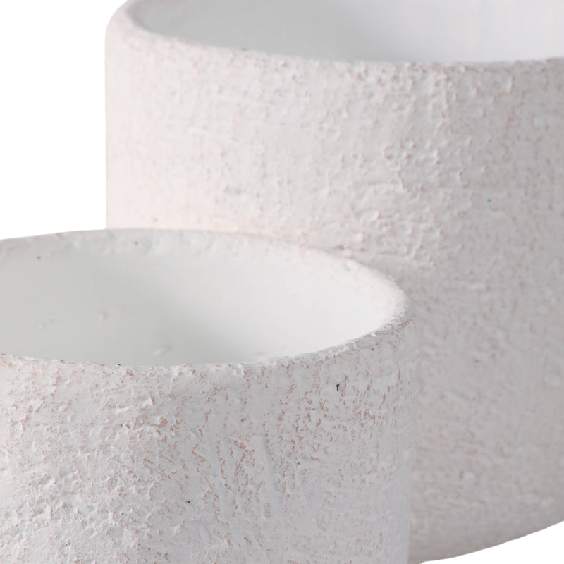 Cement Modern Footed Planters | 5.5in - 8in