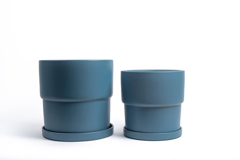 Timeless Pot | 12.5” Calyx Pots w/Water Saucers