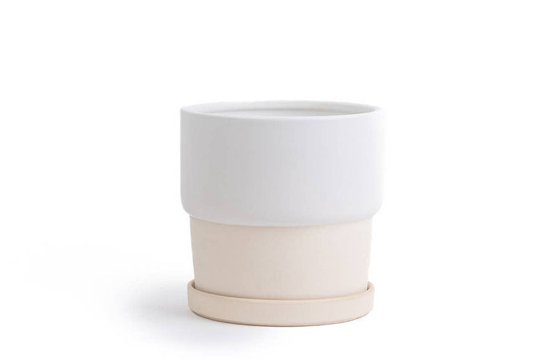 Timeless Pot | 12.5” Calyx Pots w/Water Saucers