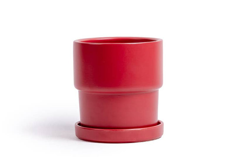 Timeless Pot | 12.5” Calyx Pots w/Water Saucers