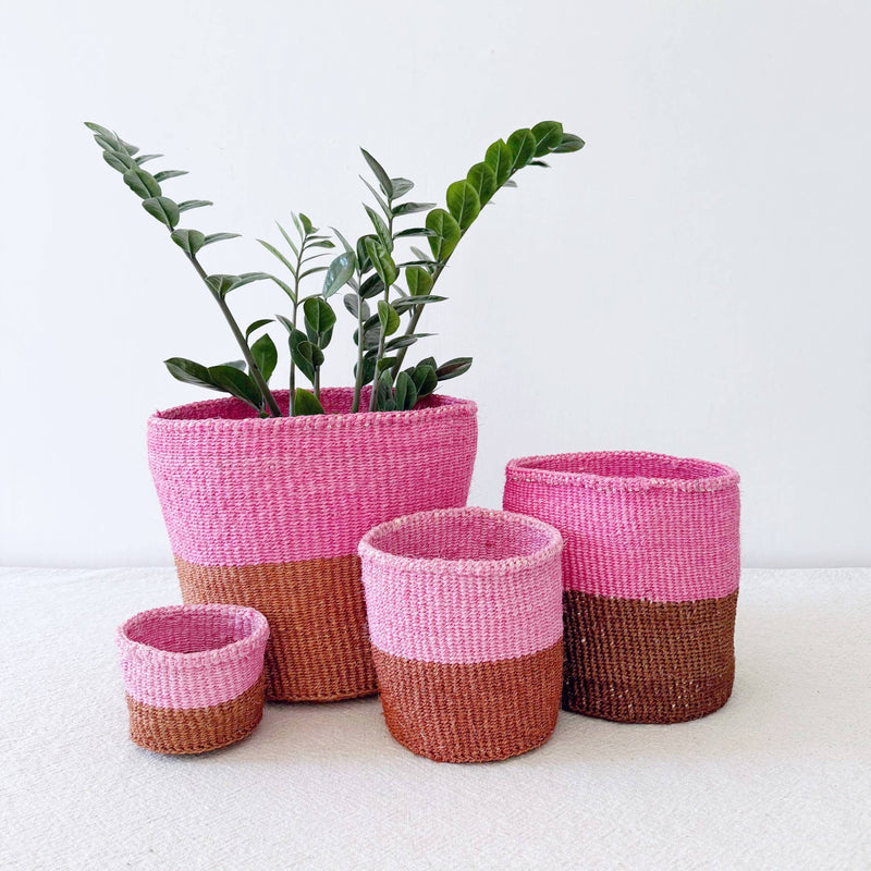 Desert Sun | Handmade Storage Plant . 10in