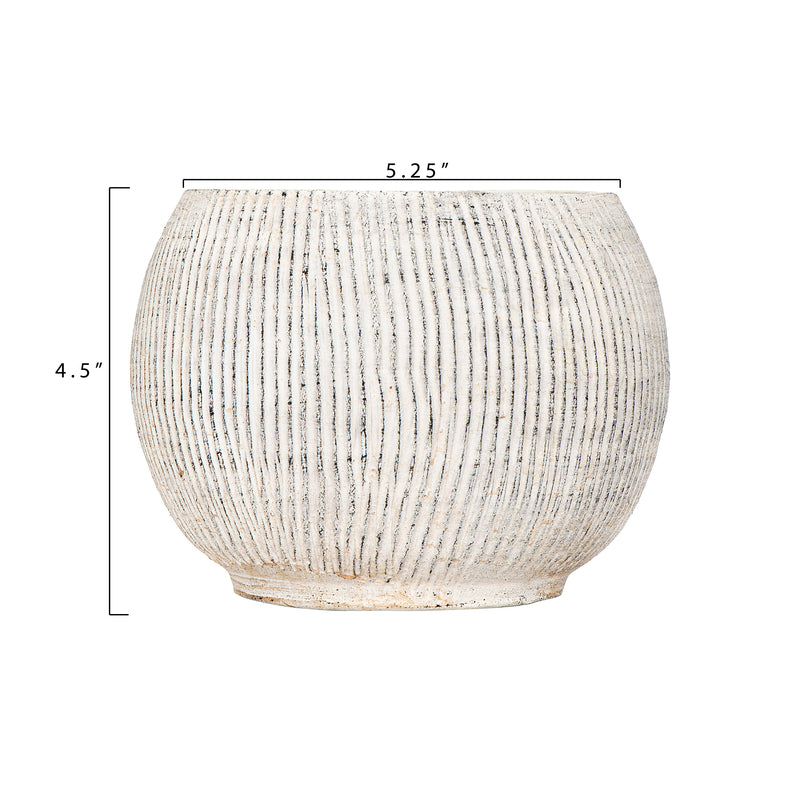 Terracotta Textured Planter