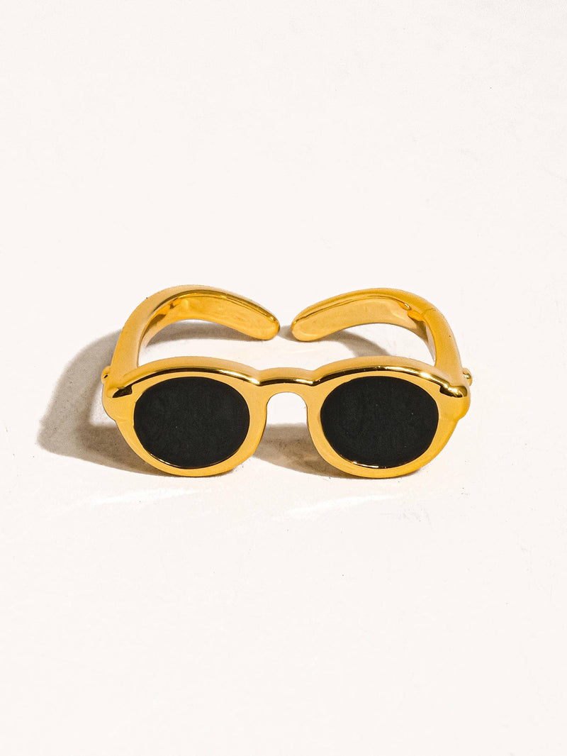 Dean | Gold Sunglasses Adjustable Ring