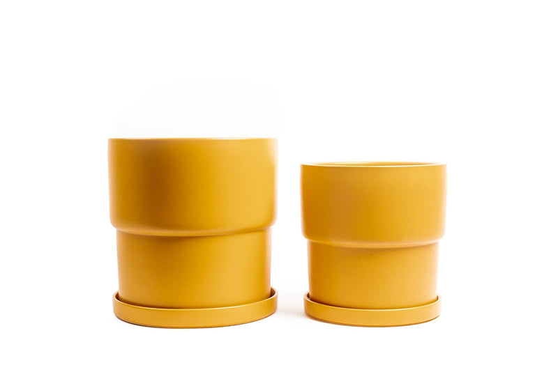 Timeless Pot | 12.5” Calyx Pots w/Water Saucers