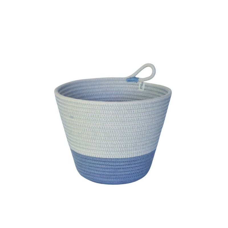 Planter| Blue . Holds 6in Plant