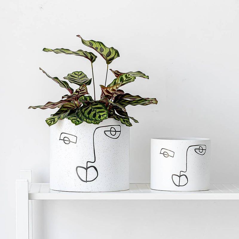 Ceramic Face Planters