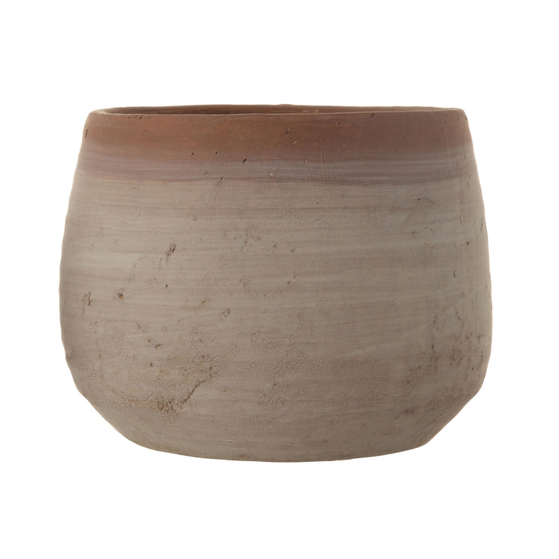 Terracotta Planter with Whitewash Finish