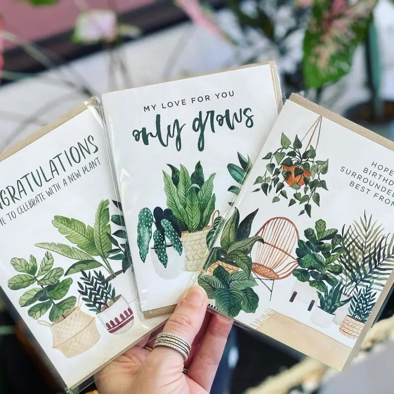 Varieties of Greeting Cards- Botanic Style