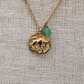 Astrology necklace Taurus