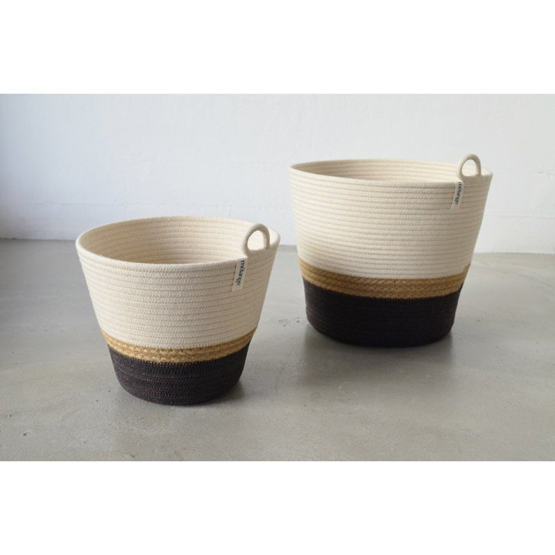 Planter - Jute and Charcoal